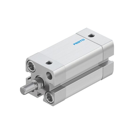 Cilindru compact Ø16 mm, Festo ADN16, cu acțiune dublă, piston cu filet M6 FE, cu frână și magnet, ISO21287 - megora.ro