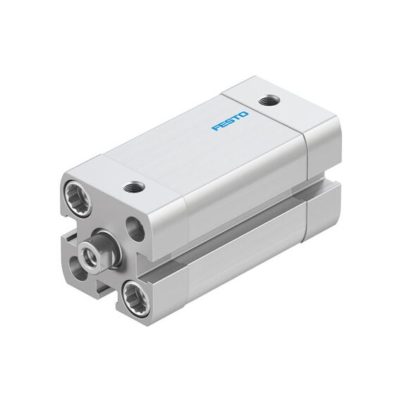 Cilindru compact Ø16 mm, Festo ADN16, cu acțiune dublă, piston cu filet M4 FI, cu frână și magnet, ISO21287 - megora.ro