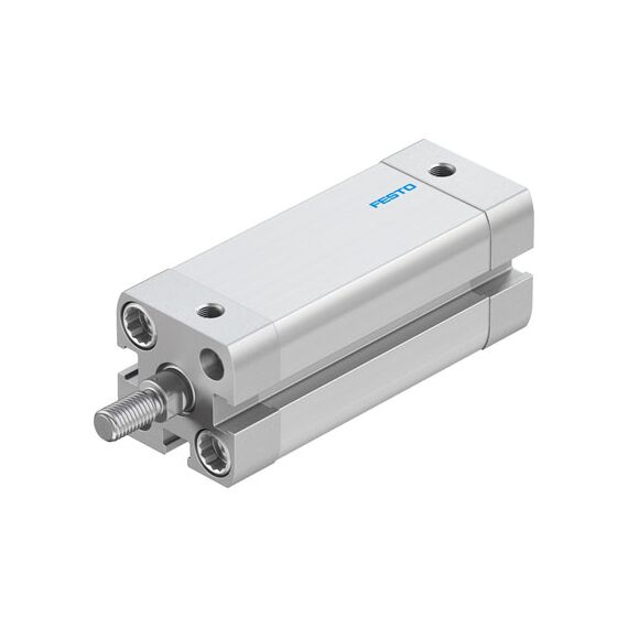 Cilindru compact Ø16 mm, Festo ADN16, cu acțiune dublă, piston cu filet M6 FE, cu frână și magnet, ISO21287 - megora.ro