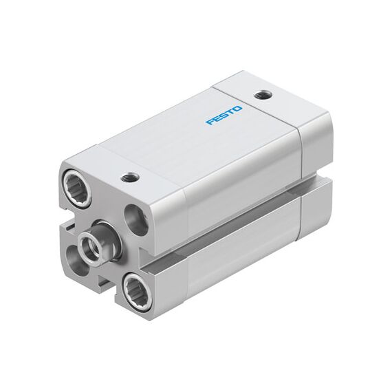 Cilindru compact Ø20 mm, Festo ADN20, cu acțiune dublă, piston cu filet M6 FI, cu frână și magnet, ISO21287 - megora.ro