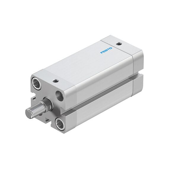 Cilindru compact Ø25 mm, Festo ADN25, cu acțiune dublă, piston cu filet M8 FE, cu frână și magnet, ISO21287 - megora.ro