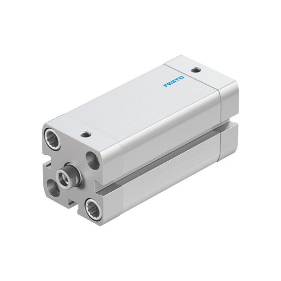 Cilindru compact Ø25 mm, Festo ADN25, cu acțiune dublă, piston cu filet M6 FI, cu frână și magnet, ISO21287 - megora.ro