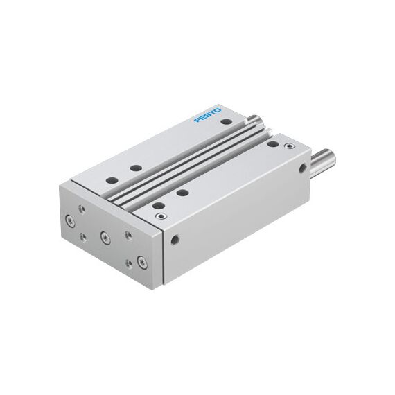 Cilindru ghidat Ø63 mm, Festo DFM63, cu acțiune dublă, ghidaj cu alunecare, frână și magnet - megora.ro