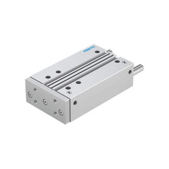 Cilindru ghidat Ø63 mm, Festo DFM63, cu acțiune dublă, ghidaj cu bile recirculante, frână și magnet - megora.ro