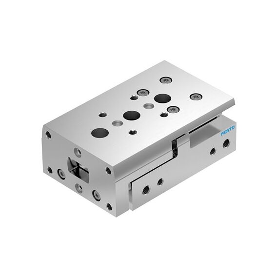 Mini-sanie piston Ø10 mm, Festo DGST10, cu acțiune dublă, frână (amortizare cu elastomer la ambele capete) și magnet - megora.ro