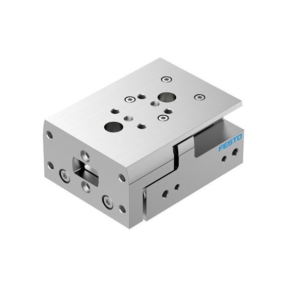 Mini-sanie piston Ø16 mm, Festo DGST16, cu acțiune dublă, frână (amortizare cu elastomer la ambele capete) și magnet - megora.ro