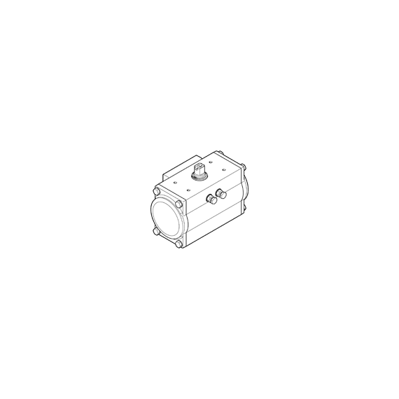 Acționare oscilantă Festo DFPD-240-RP-90-RD-F0710, cod 8048125, mărime 240, unghi de oscilație 90 °, acțiune dublă, conexiune G1/4 - megora.ro