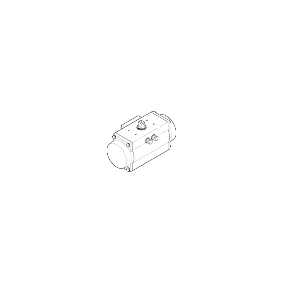 Acționare oscilantă Festo DFPD-480-RP-90-RD-F1012, cod 8048127, mărime 480, unghi de oscilație 90 °, acțiune dublă, conexiune G1/4 - megora.ro