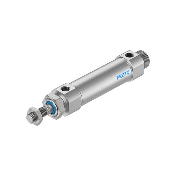 Cilindru rotund Ø25 mm, Festo DSNUS25P, cu acțiune dublă, piston cu filet M10x1.25 FE, cu frână și magnet - megora.ro
