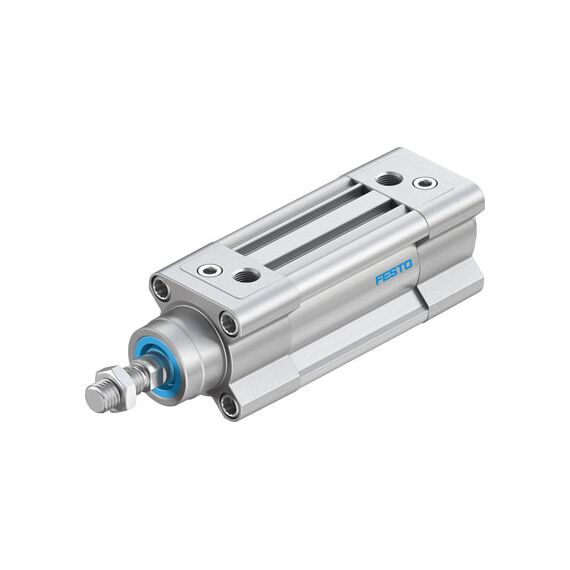 Cilindru standard Ø32 mm, Festo DSBC32, cu acțiune dublă, piston cu filet M10x1.25 FE, cu frână și magnet, ISO15552 - megora.ro