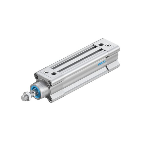 Cilindru standard Ø32 mm, Festo DSBC32, cu acțiune dublă, piston cu filet M10x1.25 FE, cu frână și magnet, ISO15552 - megora.ro