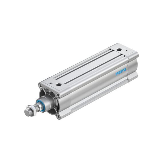 Cilindru standard Ø80 mm, Festo DSBC80, cu acțiune dublă, piston cu filet M20x1.5 FE, cu frână și magnet, ISO15552 - megora.ro