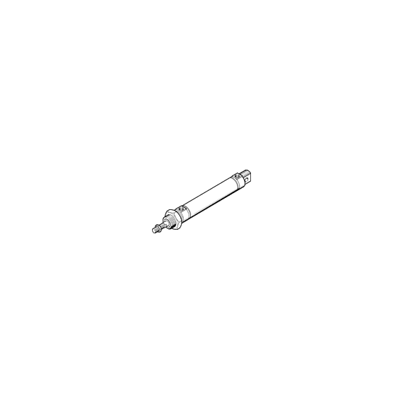 Cilindru standard Ø20 mm, Festo DSNU20P, cu acțiune dublă, piston cu filet M8 FE, cu frână și magnet - megora.ro