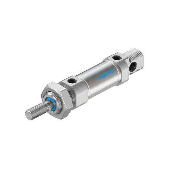 Cilindru standard Ø25 mm, Festo DSNU25P, cu acțiune dublă, piston cu filet M10x1.25 FE, cu frână și magnet - megora.ro
