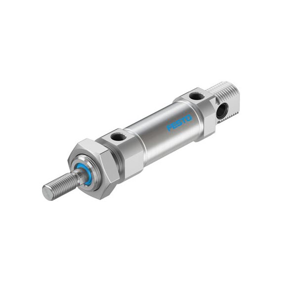 Cilindru standard Ø25 mm, Festo DSNU25P, cu acțiune dublă, piston cu filet M10x1.25 FE, cu frână și magnet - megora.ro