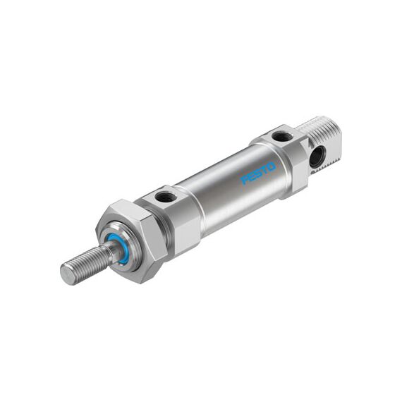 Cilindru standard Ø25 mm, Festo DSNU25PPV, cu acțiune dublă, piston cu filet M10x1.25 FE, cu frână și magnet - megora.ro