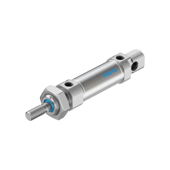 Cilindru standard Ø25 mm, Festo DSNU25PPV, cu acțiune dublă, piston cu filet M10x1.25 FE, cu frână și magnet - megora.ro