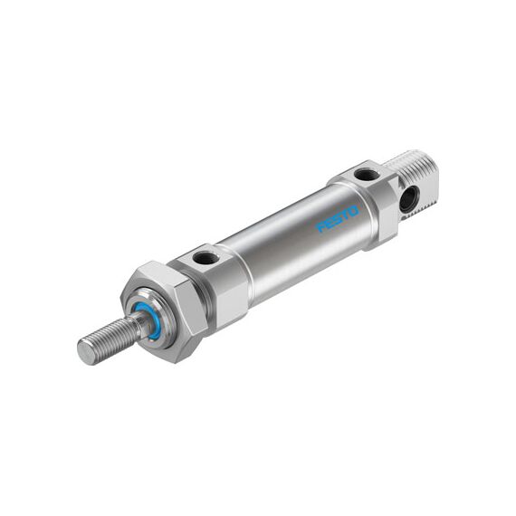 Cilindru standard Ø25 mm, Festo DSNU25P, cu acțiune dublă, piston cu filet M10x1.25 FE, cu frână și magnet - megora.ro