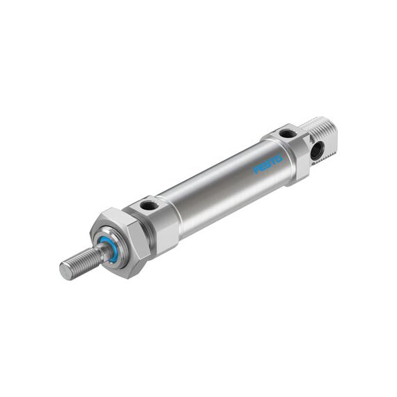 Cilindru standard Ø25 mm, Festo DSNU25PPV, cu acțiune dublă, piston cu filet M10x1.25 FE, cu frână și magnet - megora.ro