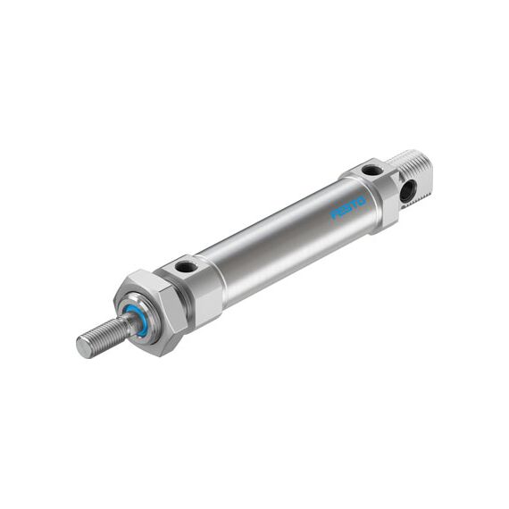 Cilindru standard Ø25 mm, Festo DSNU25P, cu acțiune dublă, piston cu filet M10x1.25 FE, cu frână și magnet - megora.ro