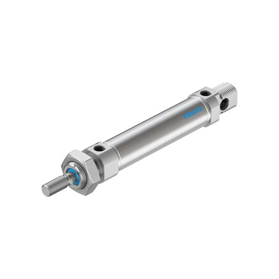 Cilindru standard Ø25 mm, Festo DSNU25PPV, cu acțiune dublă, piston cu filet M10x1.25 FE, cu frână și magnet - megora.ro