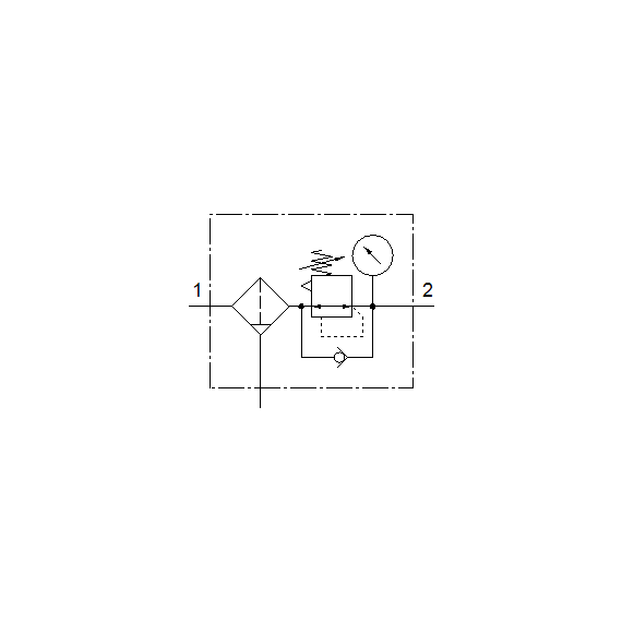 Regulator de presiune cu filtru Festo MS6-LFR-1/2-D6-E-P-M-AG-BAR-B, cod 8098304, presiune 7 bar, conexiune G1/2, debit 4200 l/min, filtrare 40 μm - megora.ro