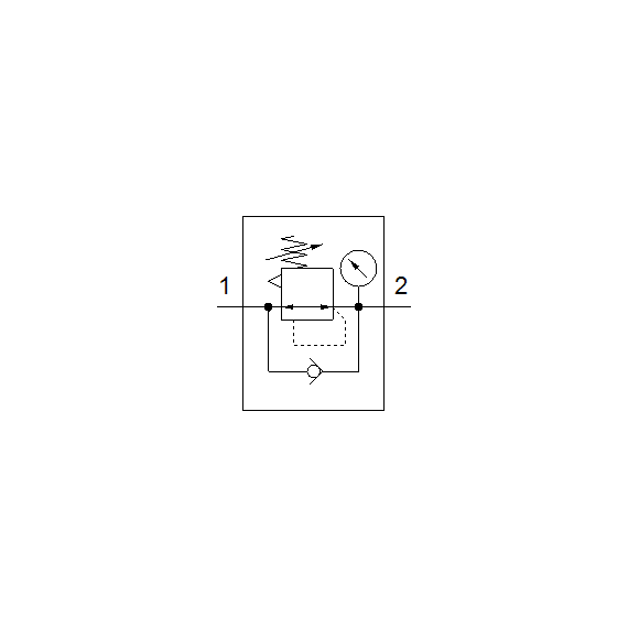 Regulator de presiune Festo MS2-LR-QS6-D6-AR-BAR-B, cod 8086638, presiune 7 bar, conexiune Q6, debit 350 l/min - megora.ro