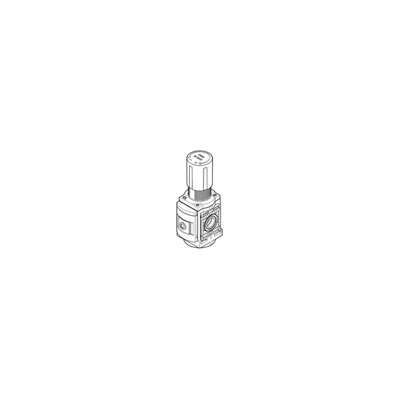 Regulator de presiune Festo MS6-LR-1/2-D6-AG-BAR-B, cod 8099205, presiune 7 bar, conexiune G1/2, debit 5800 l/min - megora.ro