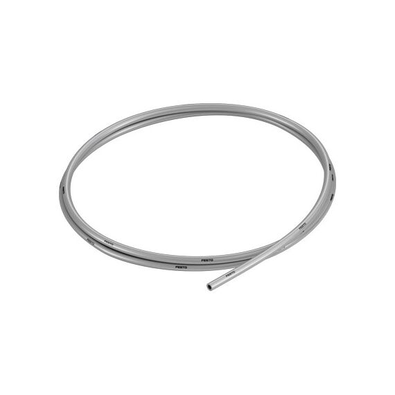 Furtun pneumatic Festo PUN-H-4X0,75-SI diametru exterior 4 mm, diametru interior 2.6 mm, argintiu - megora.ro