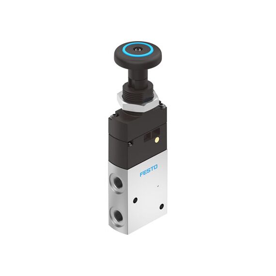 Ventil cu acționare manuală Festo VHEF-PTC-B32-G14, cod 5299713, 3/2 NC, acțiune bistabil, conexiune G1/4 - megora.ro