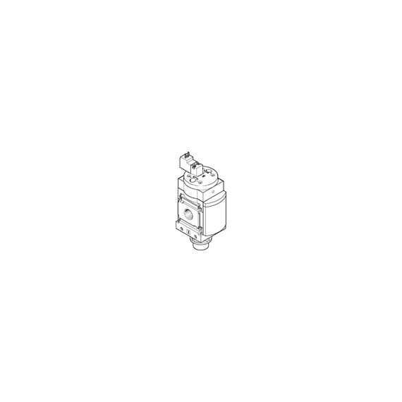 Ventil de pornire Festo MS4-EE-1/4-10V24, cod 542578, conexiune intrare G1/4, presiune 10 bar, alimentare 24 VDC - megora.ro