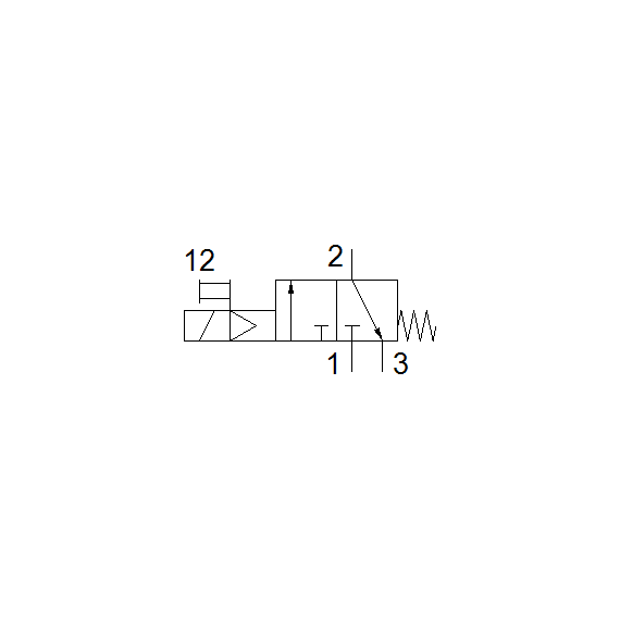 Ventil de pornire Festo MS6-EE-1/2-10V24, cod 542582, conexiune intrare G1/2, presiune 10 bar, alimentare 24 VDC - megora.ro