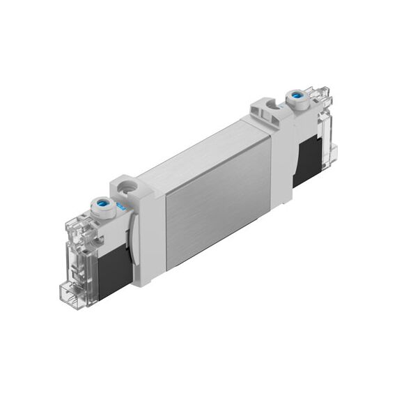 Ventil electromagnetic Festo VUVG-BK14-B52-T-F-1H2L-S, cod 8042572, 5/2, acțiune bistabil, alimentare 24 VDC, conexiune flanșă - megora.ro