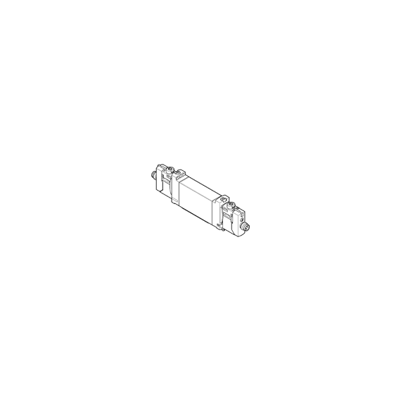 Ventil electromagnetic Festo VUVG-BK14-T32C-AT-F-1R8L-S, cod 8042574, 2x3/2 NC, acțiune monostabil, alimentare 24 VDC, conexiune flanșă - megora.ro