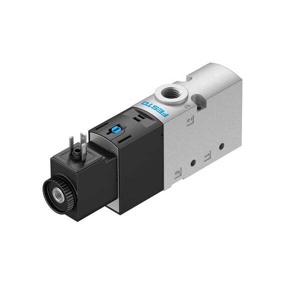 Ventil electromagnetic Festo VUVS-L20-M32C-MD-G18-F7-1C1, cod 575274, 3/2 NC, acțiune monostabil, alimentare 24 VDC, conexiune G1/8 - megora.ro