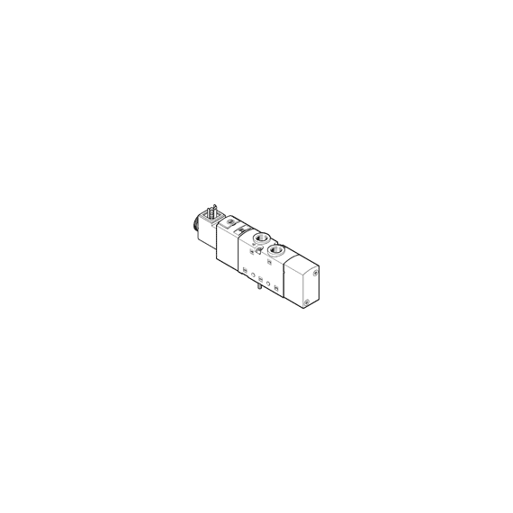 Ventil electromagnetic Festo VUVS-L20-M52-AD-G18-F7-1C1, cod 575263, 5/2, acțiune monostabil, alimentare 24 VDC, conexiune G1/8 - megora.ro