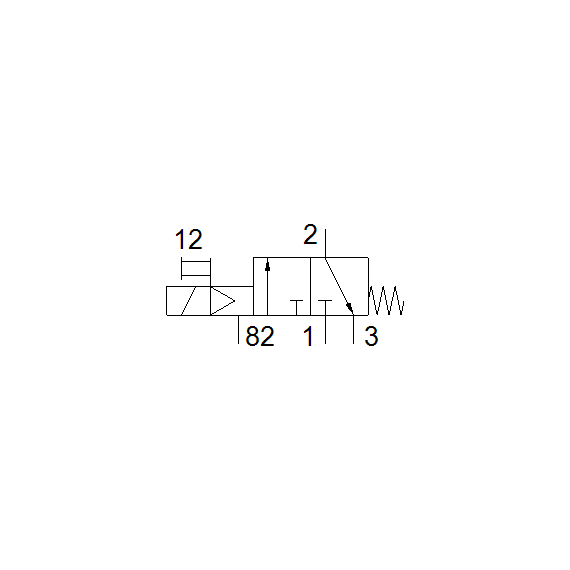 Ventil electromagnetic Festo VUVS-L25-M32C-MD-G14-F8-1C1, cod 575477, 3/2 NC, acțiune monostabil, alimentare 24 VDC, conexiune G1/4 - megora.ro