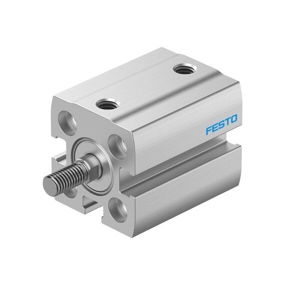 Cilindru compact Ø12 mm, Festo ADN-S12, cu acțiune dublă, piston cu filet M5 FE, cu frână și magnet - megora.ro