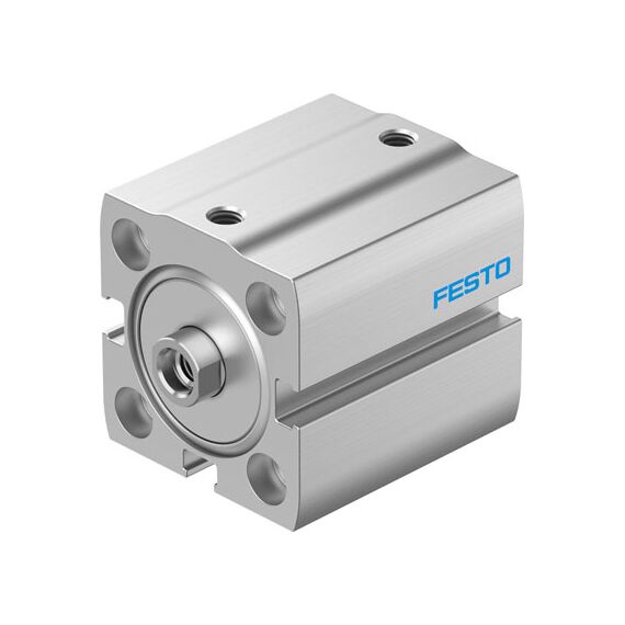 Cilindru compact Ø25 mm, Festo ADN-S25, cu acțiune dublă, piston cu filet M6 FI, cu frână și magnet - megora.ro
