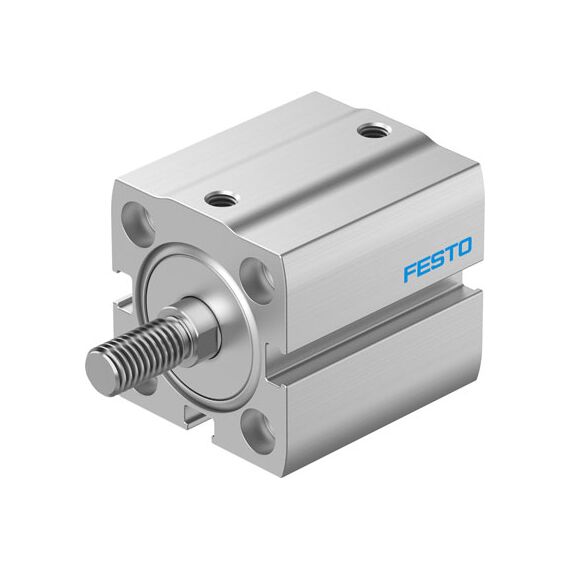 Cilindru compact Ø25 mm, Festo ADN-S25, cu acțiune dublă, piston cu filet M8 FE, cu frână și magnet - megora.ro