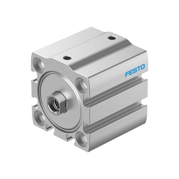 Cilindru compact Ø32 mm, Festo ADN-S32, cu acțiune dublă, piston cu filet M8 FI, cu frână și magnet - megora.ro
