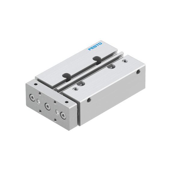 Cilindru ghidat Ø12 mm, Festo DFM12, cu acțiune dublă, ghidaj cu bile recirculante, frână și magnet - megora.ro