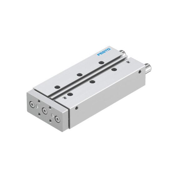 Cilindru ghidat Ø16 mm, Festo DFM16, cu acțiune dublă, ghidaj cu alunecare, frână și magnet - megora.ro