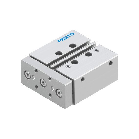 Cilindru ghidat Ø16 mm, Festo DFM16, cu acțiune dublă, ghidaj cu alunecare, frână și magnet - megora.ro