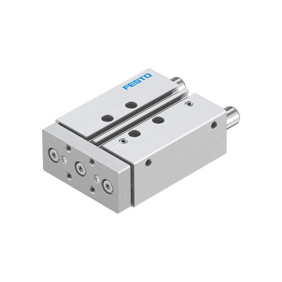 Cilindru ghidat Ø16 mm, Festo DFM16, cu acțiune dublă, ghidaj cu alunecare, frână și magnet - megora.ro