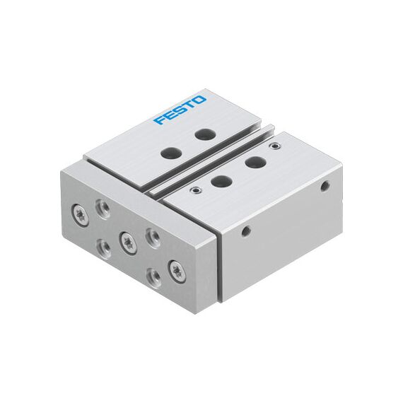 Cilindru ghidat Ø20 mm, Festo DFM20, cu acțiune dublă, ghidaj cu alunecare, frână și magnet - megora.ro