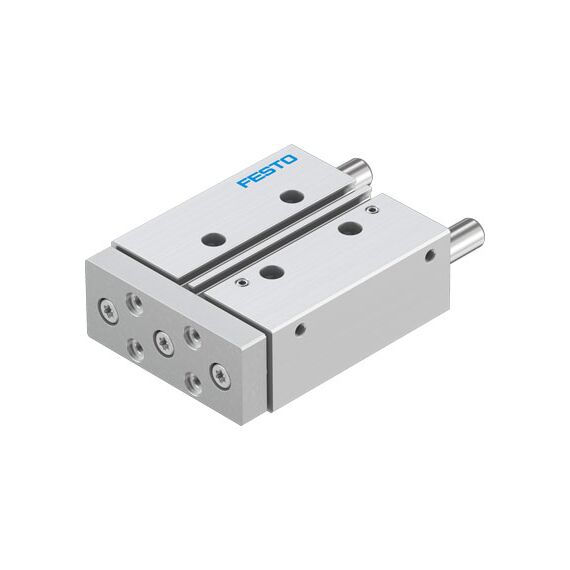 Cilindru ghidat Ø20 mm, Festo DFM20, cu acțiune dublă, ghidaj cu bile recirculante, frână și magnet - megora.ro