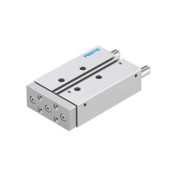 Cilindru ghidat Ø20 mm, Festo DFM20, cu acțiune dublă, ghidaj cu bile recirculante, frână și magnet - megora.ro