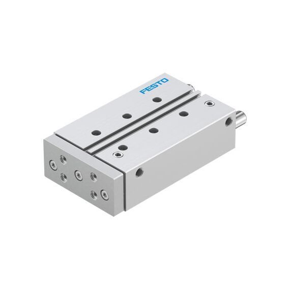 Cilindru ghidat Ø25 mm, Festo DFM25, cu acțiune dublă, ghidaj cu bile recirculante, frână și magnet - megora.ro