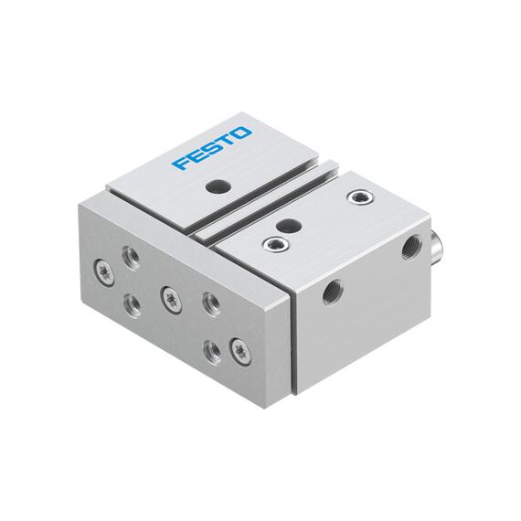 Cilindru ghidat Ø25 mm, Festo DFM25, cu acțiune dublă, ghidaj cu bile recirculante, frână și magnet - megora.ro